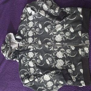 Joker Brand Floral Clown Hoodie